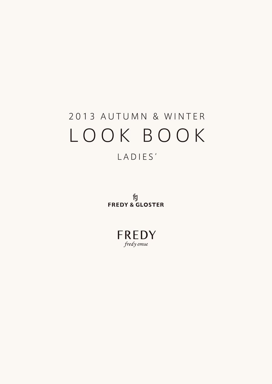 2013 AUTUMN & WINTER LOOK BOOK 